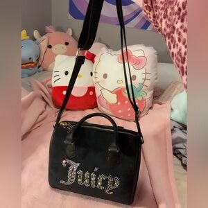 Large Black Juicy Bag (adjustable strap)🖤